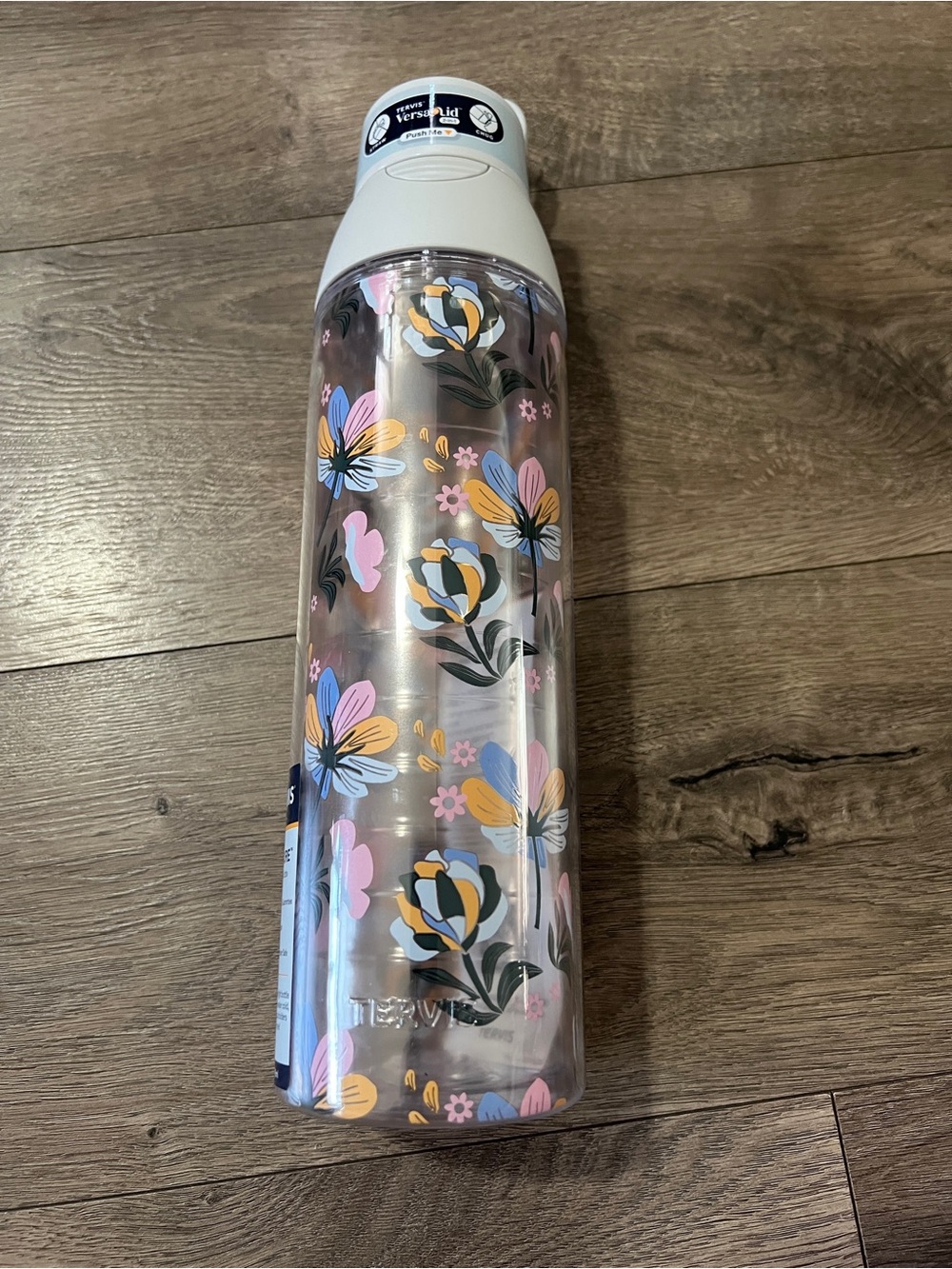 Tervis Venture Lite Flower Print Water Bottle 24 Oz. New